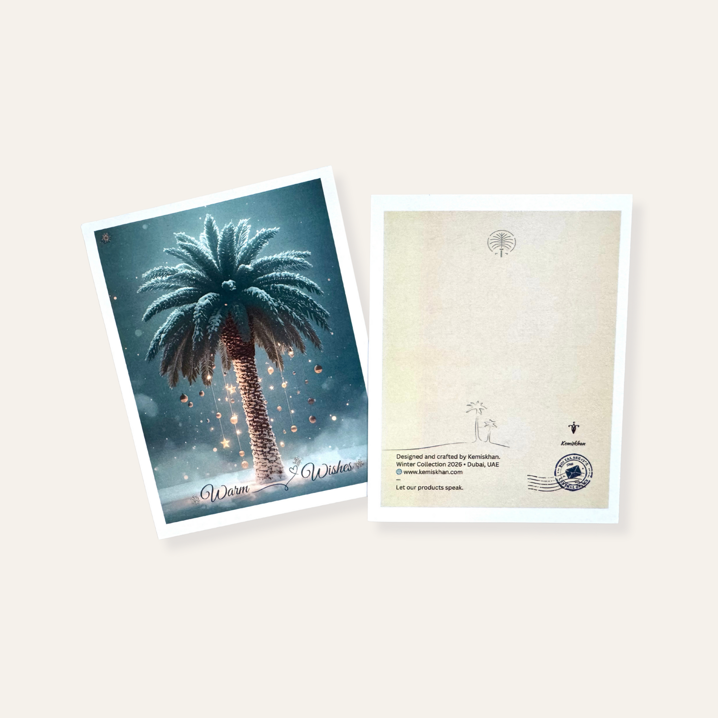 Dubai Palm Postcard