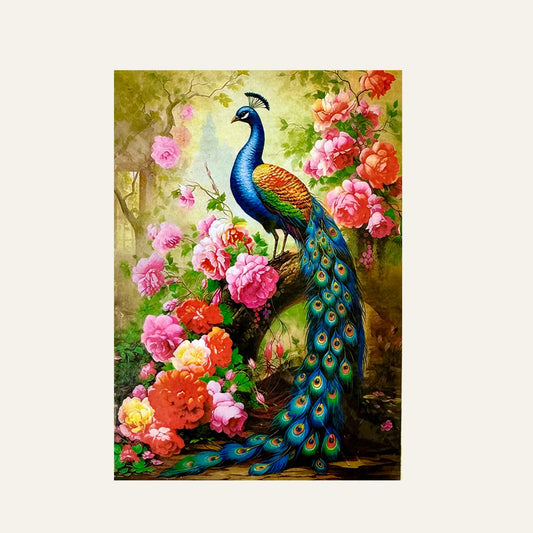 Peacock Cross Stitch Kit