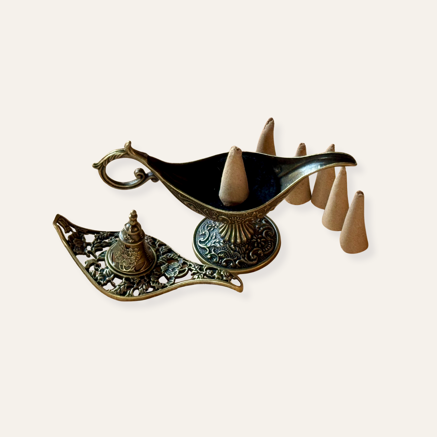 Mini Brass Essence Burner Sets