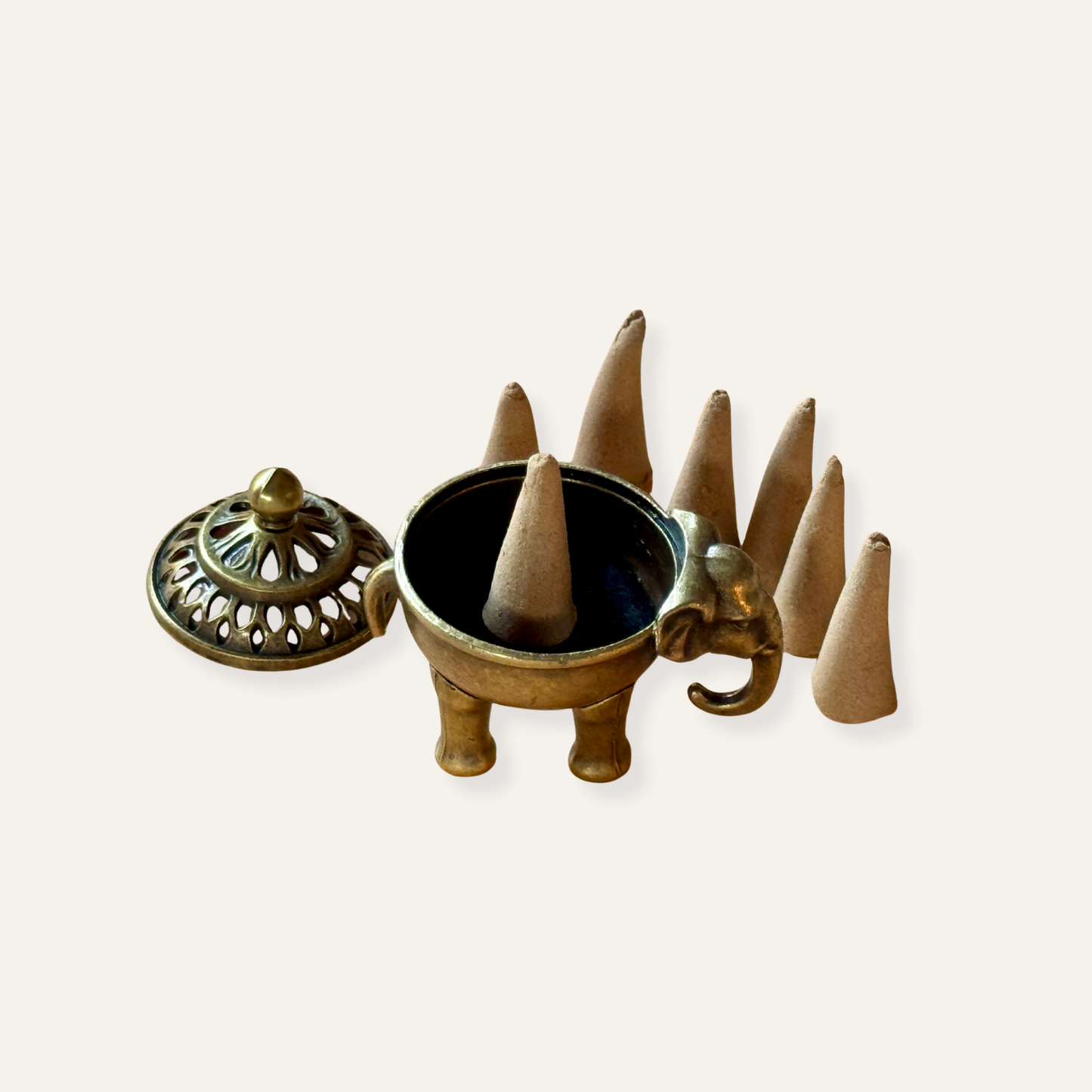 Mini Brass Essence Burner Sets